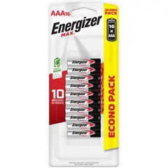 ENERGIZER - Pilas AAA Alcalina Max x16und