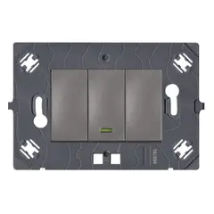 LEGRAND - Interruptor Sencillo Conmutable Cuadrado Cuadrado Arteor Magnesio