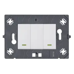LEGRAND - Interruptor Doble Cuadrado Cuadrado Arteor Blanco