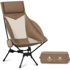 undefined - Silla Plegable de Camping en Aluminio con Respaldo Alto y Almohada MellowCamp