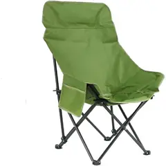 undefined - Silla Plegable de Camping en Aluminio con Respaldo Alto Compacta TOSAMC