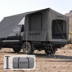 undefined - Carpa para Carro 3 Personas BravArrk Inflable con Toldo Desmontable