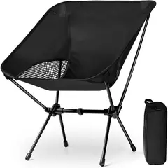 undefined - Silla Plegable de Camping en Aluminio Compacta y Ligera con Bolsa BITIANTEAM