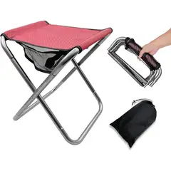 undefined - Silla Plegable de Camping en Aluminio Compacta y Ligera con Bolsa BJSSBJH