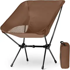 undefined - Silla Plegable de Camping en Aluminio Compacta y Ligera con Bolsa BITIANTEAM