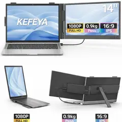 undefined - Monitor IPS 14" 1080p 60Hz KEFEYA