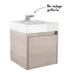 CORONA - Mueble de Baño Ceniza con Lavamanos Fussion 45 cm