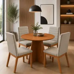 MUEBLES 2020 - Comedor Lombok 4 Puestos