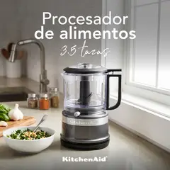 KITCHENAID - Picatodo de Alimentos 3.5 tazas Plata 240 W