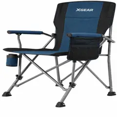 undefined - Silla De Campo Plegable de Acero Gris XGEAR