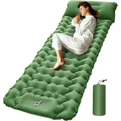 GENERIC - Colchón Inflable Individual 31x15 cm 1 Persona Bomba de Pie