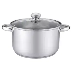 ILKO - Olla Design en Acero Inoxidable Libre de PFOA Prime 20cm 3 Litros con Tapa