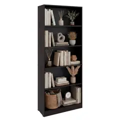 RTA DESIGN - Biblioteca Básica 180x74x29 Rta Chocolate Oscuro
