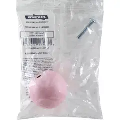 FIXSER - Pomo Madera Bola Rosado 40 mm