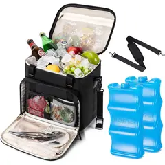 undefined - Nevera Portátil 22 Litros Tela Oxford Negro BABEYER