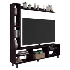 RTA - Centro de Entretenimiento 65" Scio 169x170x35 Chocolate Oscuro