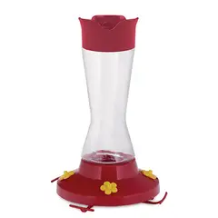 WOODSTREAM - Comedero Para Colibrí 16 Oz Anti Hormigas 4 Puestos