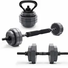 undefined - Mancuernas y Pesas Para Hacer Ejercicio Ajustables 20,4 kg Hierro CAP Barbell