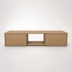 MULTIMUEBLES - Mesa Rack Flotante Toquio 25.6x125x29.6 Miel