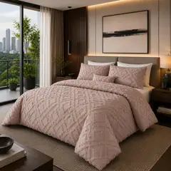 BELLAHOGAR - Duvet Genero Poly 2.20x2.40m Rosa Viejo