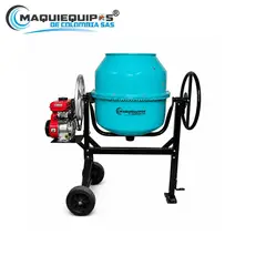 MAQUIEQUIPOS - Mezcladora de Concreto Motor Gasolina 3HP 240 Litros