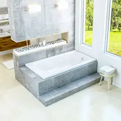 FIRPLAK - Tina Qatar 180X100 Cm - Blanco