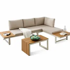 VIRTUAL MUEBLES - Set de Terraza Sicilia Beige