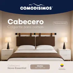 COMODISIMOS - Cabecero Doble Essential Cafe 140