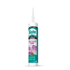 SISTA - Silicona Vidrio y Aluminio Negro 300ml