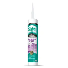 SISTA - Silicona Vidrio y Aluminio Negro 300ml