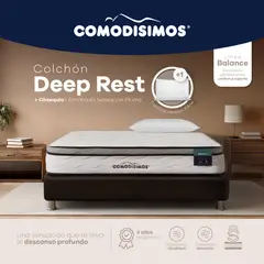 COMODISIMOS - Colchón Deep Rest Suave 90 x 190 + Almohada