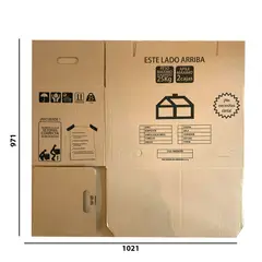 FIXSER - Caja Mudanzas sin Cinta 64.5x34.5x38cm