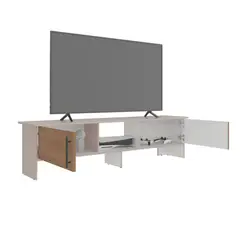 VIRTUAL MUEBLES - Mesa para TV 41.8x160x35cm Capri Fresno