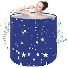 undefined - Tina Portátil Aislada 66 x 66 x 64 cm Incluye Tina STARBRILLIANT Cielo Estrellado B