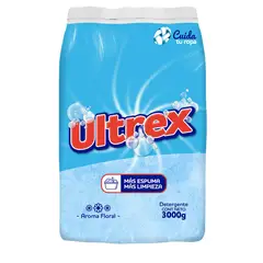 ULTREX - Detergente Polvo Floral x 3000gr