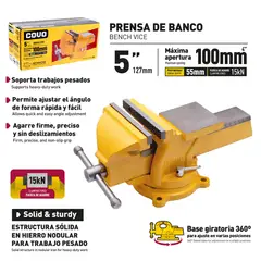 COVO - Prensa de Banco 5 Pulgadas