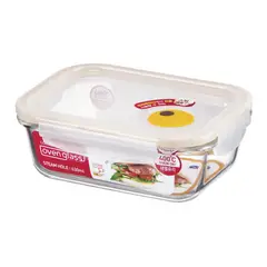 ESTRA - Recipiente En Vidrio Rectangular 630ml