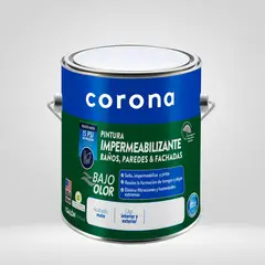 CORONA - Pintura Impermeabilizante Blanco 1 Galón