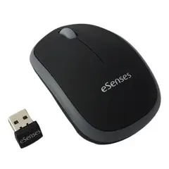 ESENSES - Mouse Óptico Inalámbrico Conexión Usb Negro Wom-1010