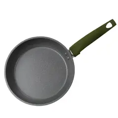 JUST HOME COLLECTION - Sartén en Aluminio 20cm Antiadherente Marble Gris Mango Touch Oliva