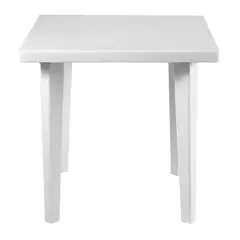 VANYPLAS - Mesa Cuadrada Plástica Blanco 75x75 Cm
