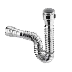 GRIVAL - Sifón Flexible Metalizado