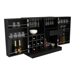 RTA DESIGN - Mueble para Bar Sintra 94.8x102x 51.55 cm Wengue