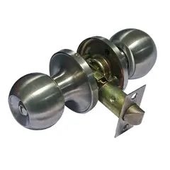 M&H SECURITY LOCKS - Cerradura Pomo Satin Alcoba