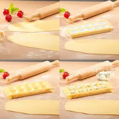 TESCOMA - Molde para Ravioli Cuadrado 10 Porciones Delicia