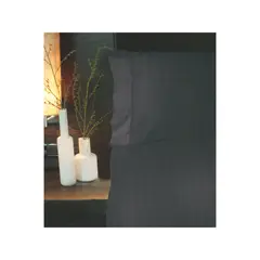 JUST HOME COLLECTION - Sabana Ajustable King 300 Hilos Gris