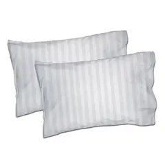 JUST HOME COLLECTION - Set de 2 Fundas Almohada 50x75 cm 300 Hilos Blanco