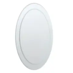 GENERICO - Espejo De Baño Incoloro 48x58 Cm Mm. Ovalado Biselado Y Tallado
