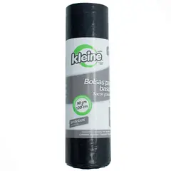 KLEINE WOLKE - Bolsa Basura 90x120cm Rollo X10Und Grande Negro