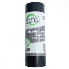 KLEINE WOLKE - Bolsa Basura 110x150cm Rollo x5 Unidades Grande Negro